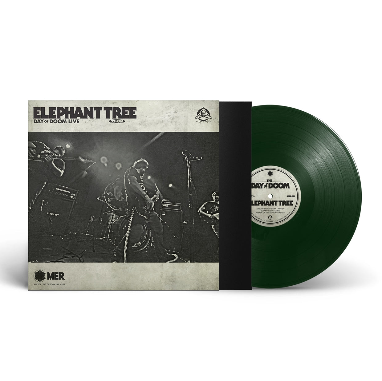 Elephant Tree - Day Of Doom Live (Dark Green Vinyl) - Stoner Metal/Rock - LP