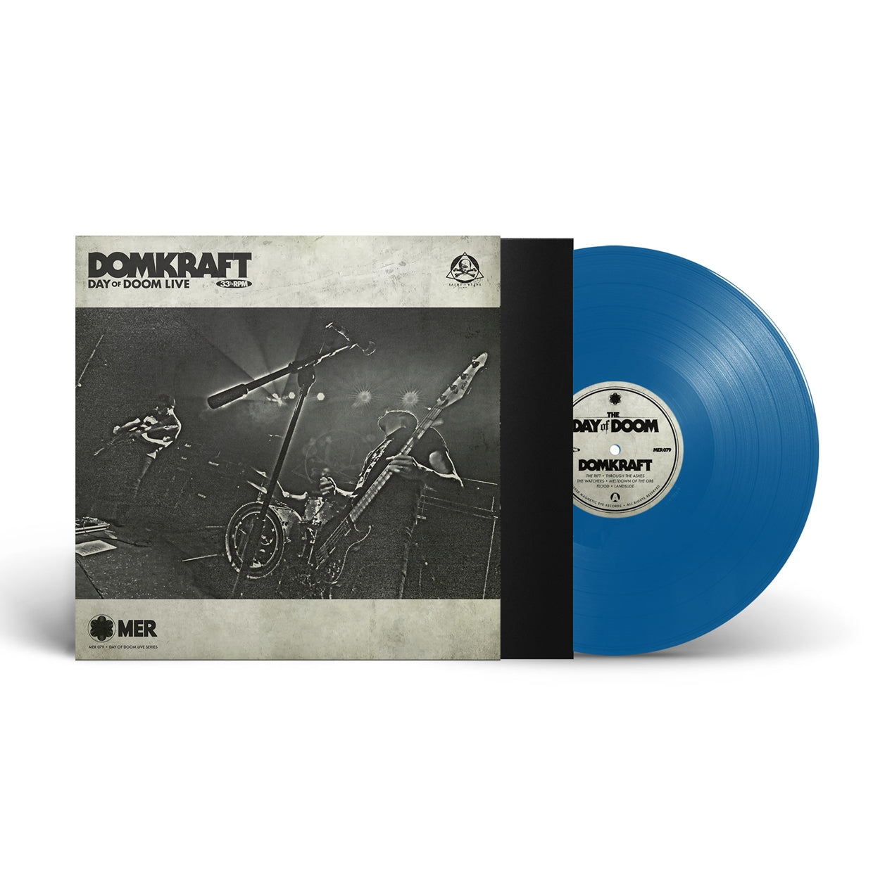Domkraft - Day Of Doom Live (Ocean Blue Vinyl) - Stoner Metal/Rock - LP