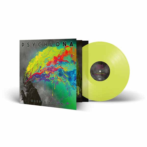 Psychlona - Warped Vision (Neon Yellow Vinyl) - Stoner Metal/Rock - LP