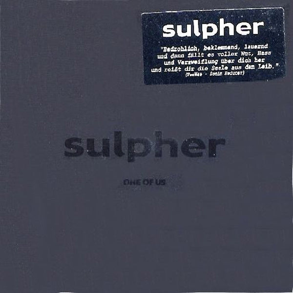 Sulpher - One Of Us - Electronic - CDD