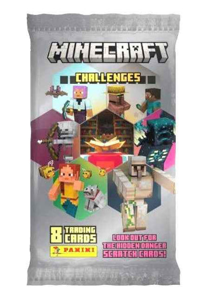 Minecraft - Challenges Trading Cards Flow Pack - 1 Pack - [New] Panini