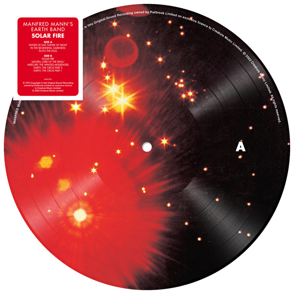 Manfred Mann'S Earth Band - Solar Fire (Picture Disc) - Rock/Pop - 12PD
