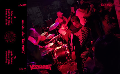 Weedsnake - Live 2023 - Doom Metal - Music Cassette