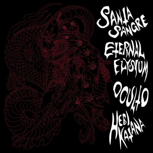 Santa Sangre & Eternal Elysium & Oculto & Hebi Katana - Split (Green Marbled Vinyl) - Metal - LP