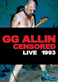 Gg Allin - (Un)Censored: Live 1993 - Punk - DVD