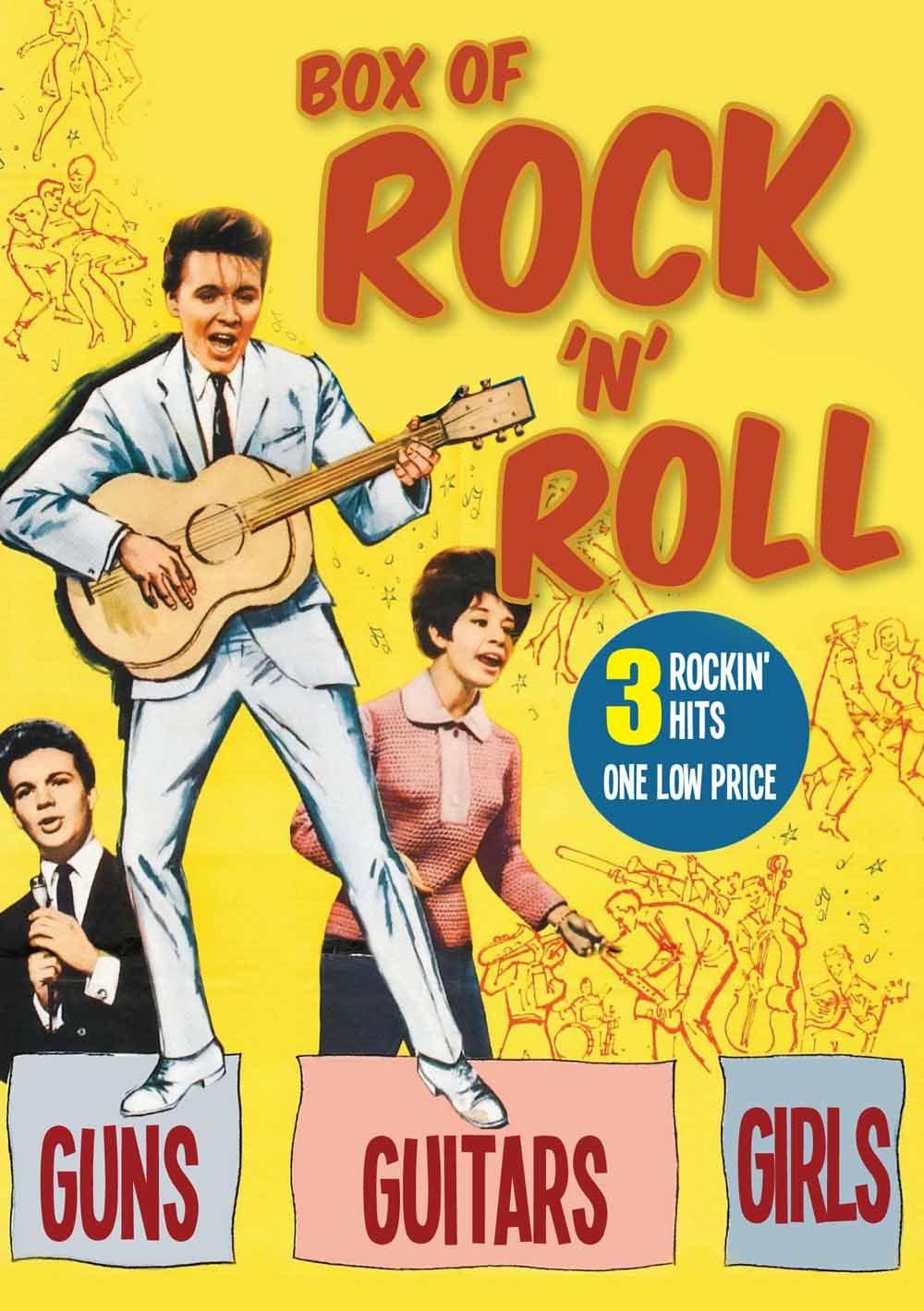 Feature Film - Box Of Rock And Roll (Triple Feature) - Film/TV/Character - DVD