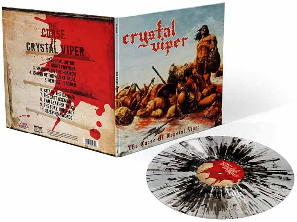 Crystal Viper - The Curse Of Crystal Viper (Clear/Black Splatter) - Metal - LP