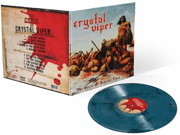Crystal Viper - The Curse Of Crystal Viper (Blue Transparent White/Black Marble) - Metal - LP
