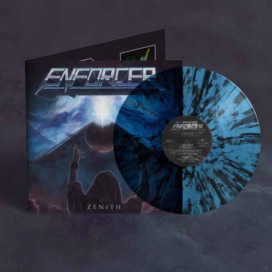 Enforcer - Zenith (Trans Blue / Black Splatter) - Metal - LP