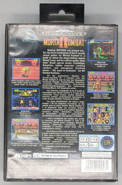 Mortal Kombat II for Sega MegaDrive Mega Drive - UK CIB
