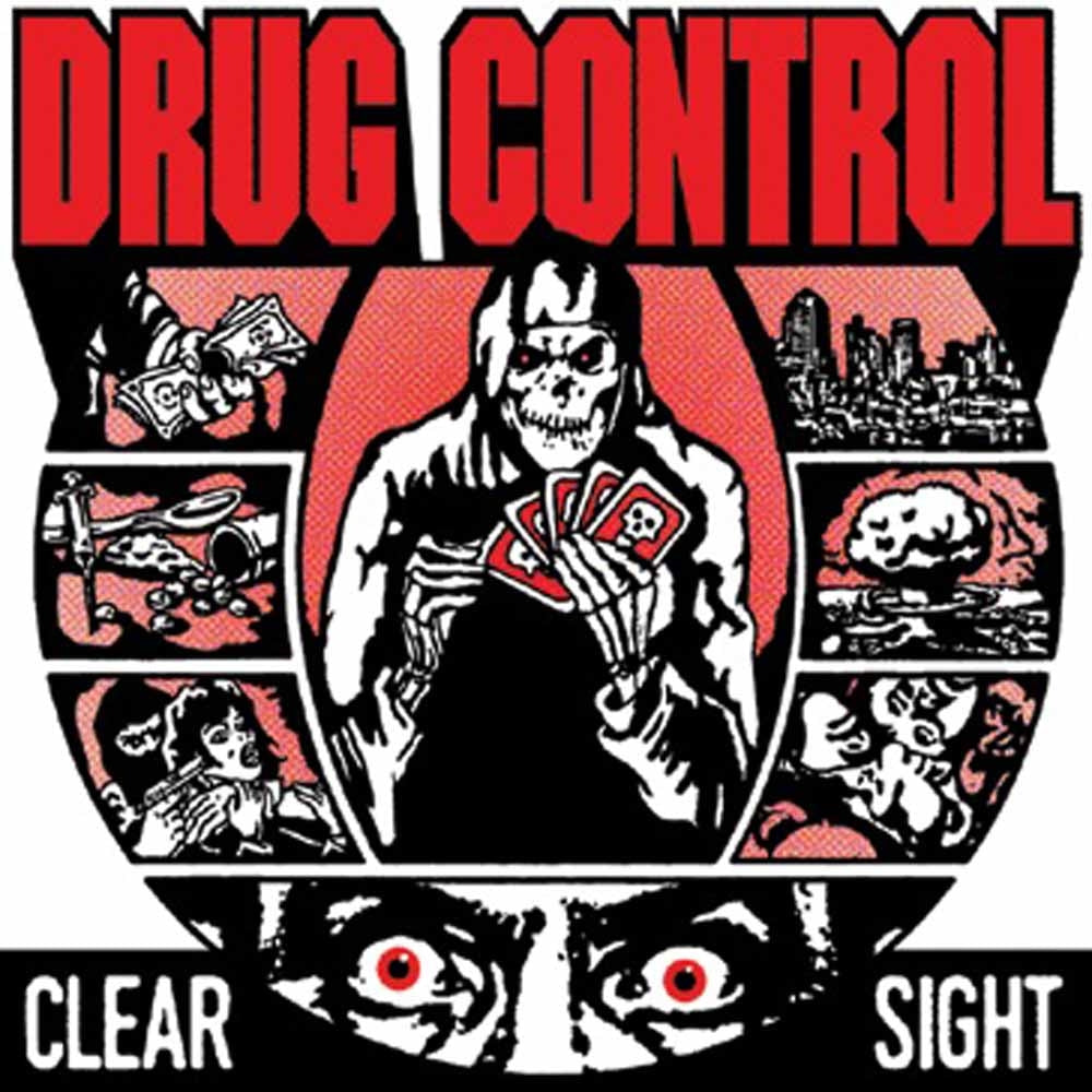 Drug Control - Clear Sight (Red Vinyl) - Hardcore - 7