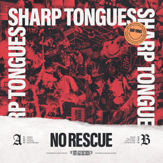 Sharp Tongues - No Rescue (Coloured Vinyl) - Hardcore - LP