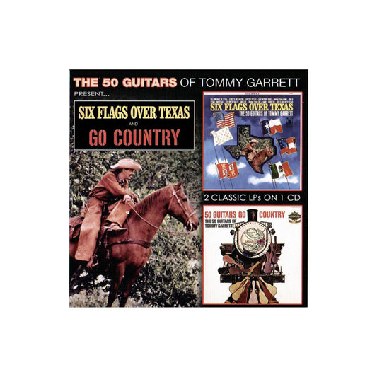 Tommy Garrett - Six Flags Over Texas & 50 Guitars Go Country - Country/Folk - CD