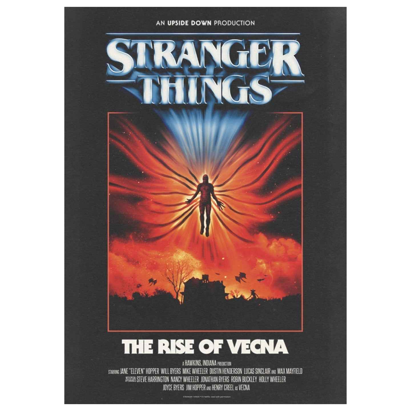 Stranger Things The Rise of Vecna Art Print