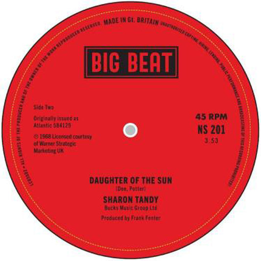 Sharon Tandy - Hold On C/W Daughter Of The Sun - Soul/Funk - 7