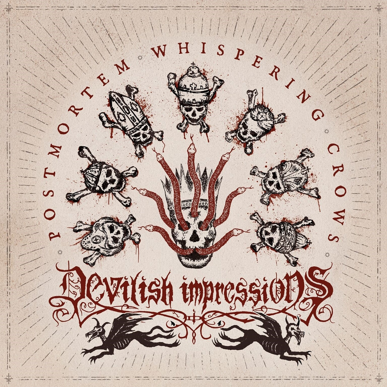 Devilish Impressions - Postmortem Whispering Crows - Metal - MCD