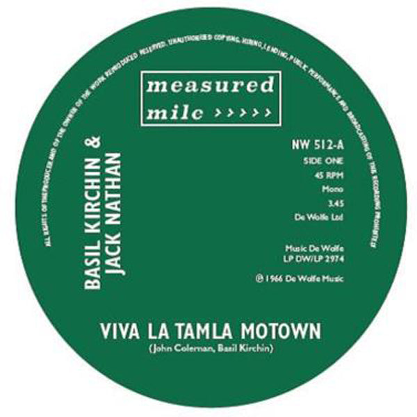Basil Kirchin & Jack Nathan - Viva La Tamla Motown - Soul/Funk - 7