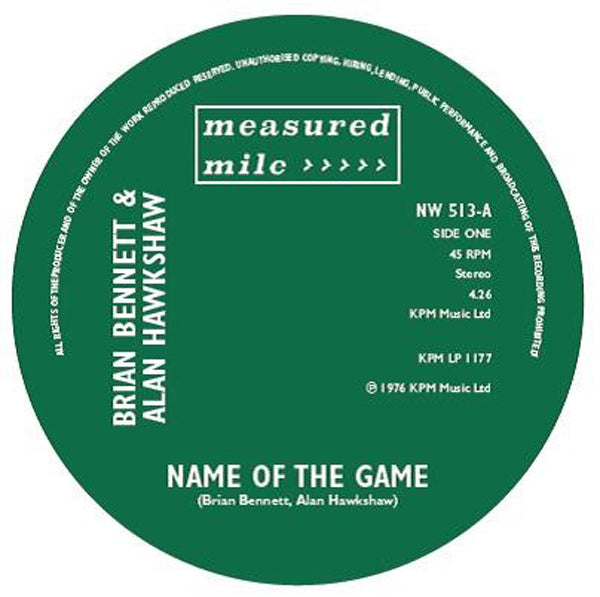Brian Bennett / Dave Richmond - Name Of The Game - Soul/Funk - 7