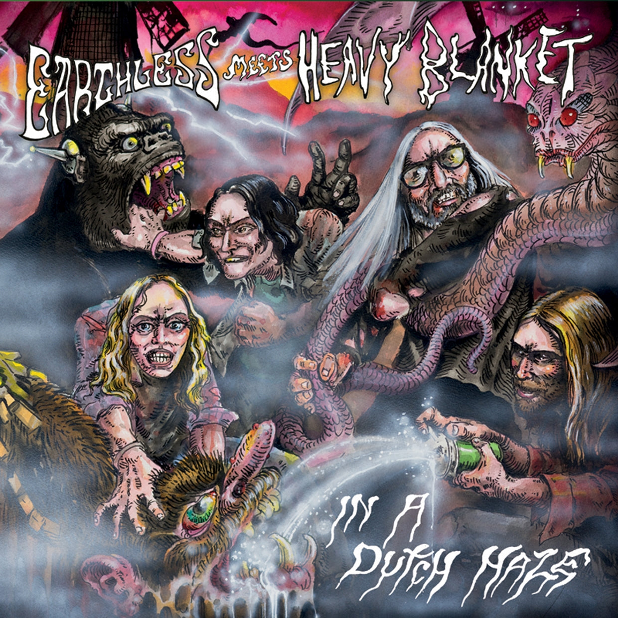 Earthless Meets Heavy Blanket - In A Dutch Haze - Stoner Metal/Rock - CDD