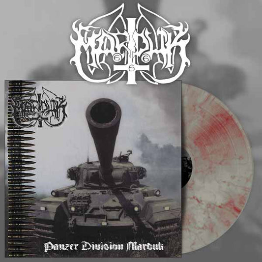 Marduk - Panzer Division Marduk 2020 (Reprint) (Grey/Red Marble) - Black Metal - LP