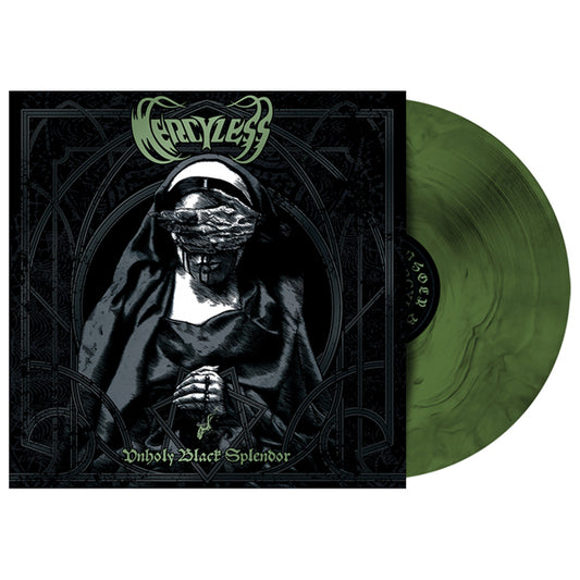 Mercyless - Unholy Black Splendor (Re-Issue) (Olive Green / Black Galaxy Vinyl) - Death Metal - LP