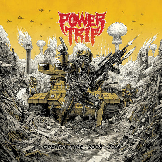Power Trip - Opening Fire: 2008-2014 (Coke Bottle Clear Vinyl) - Thrash Metal - LP