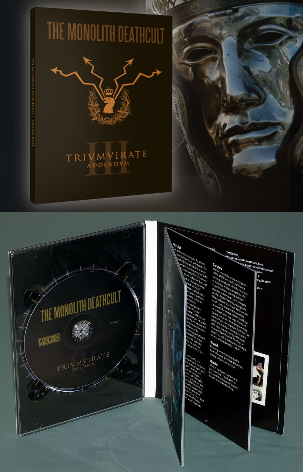 Monolith Deathcult, The - Trivmvirate (Deluxe Edition) (A5 Digipack) - Death Metal - CDD
