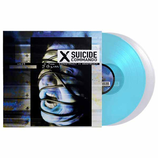 Suicide Commando - Construct-Destruct (Limited Curacao/Crystal Clear Vinyl 2Lp) - Electronic - DLP