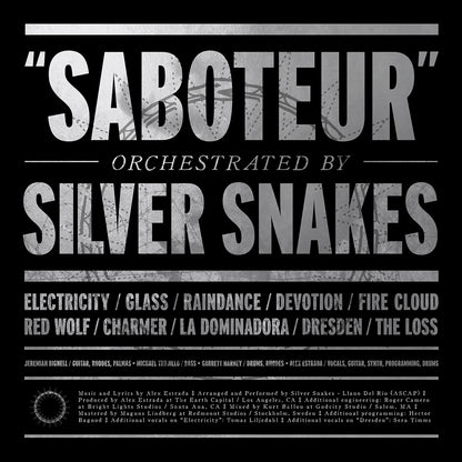 Silver Snakes - Saboteur - Rock - CD