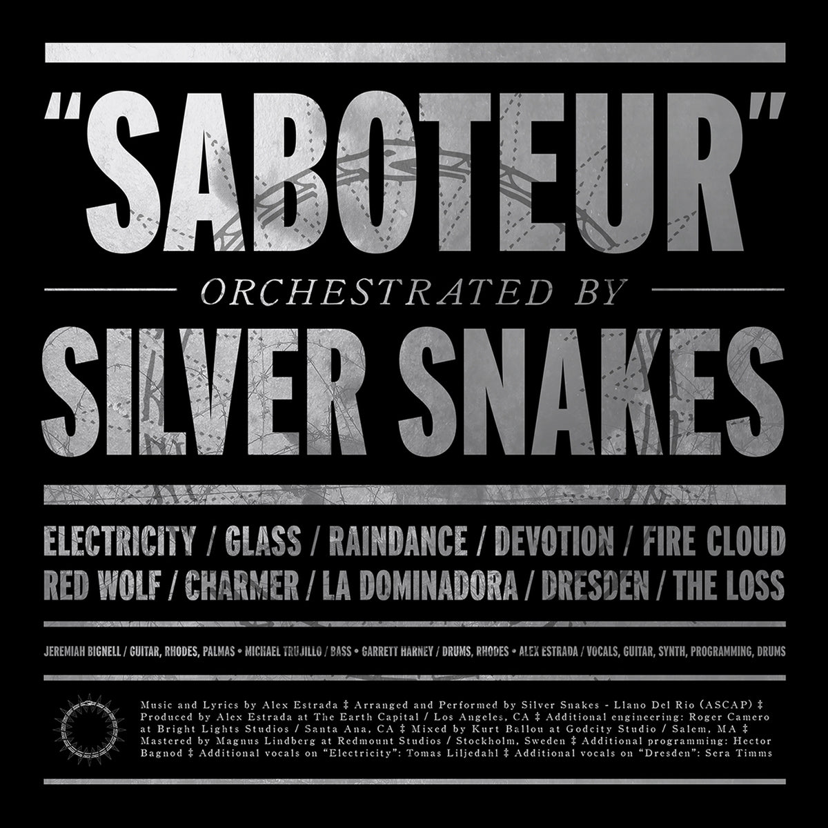 Silver Snakes - Saboteur - Rock - Music CD