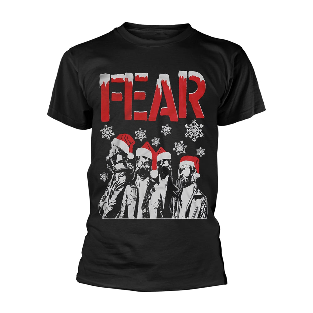 Fear - Gas Mask Santas - Punk - TS