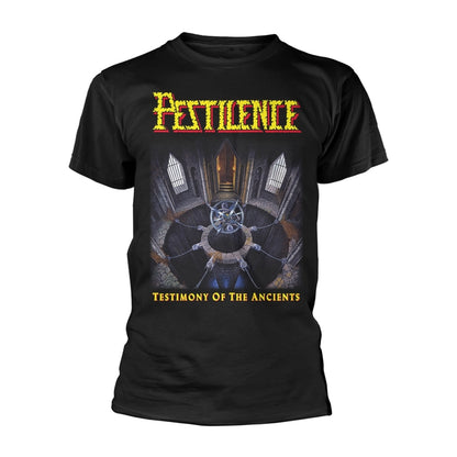 Pestilence - Testimony Of The Ancients - Death Metal - TSFB - T-Shirt, Front & Back Print Small