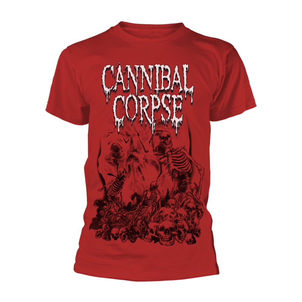 Cannibal Corpse - Pile Of Skulls 2018 (Red) (Softstyle) - Death Metal - TS
