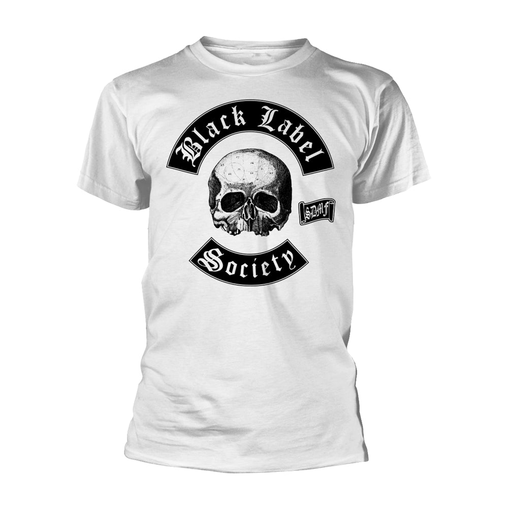 Black Label Society - Skull Logo (White) - Stoner Metal/Rock - TS