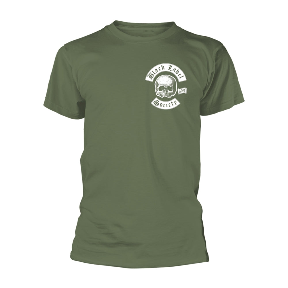 Black Label Society - Skull Logo Pocket (Olive) - Stoner Metal/Rock - TSFB