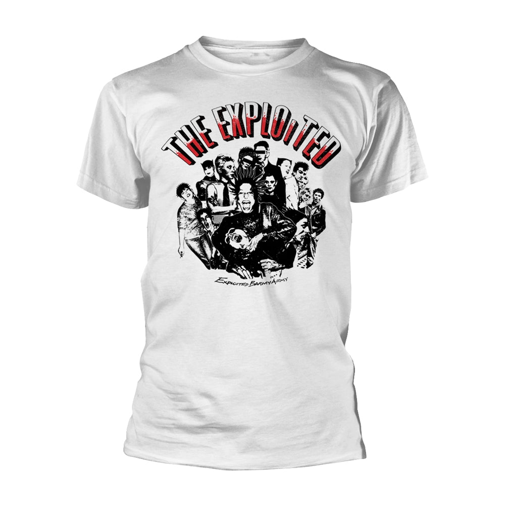 Exploited, The - Barmy Army (White) - Punk - TS