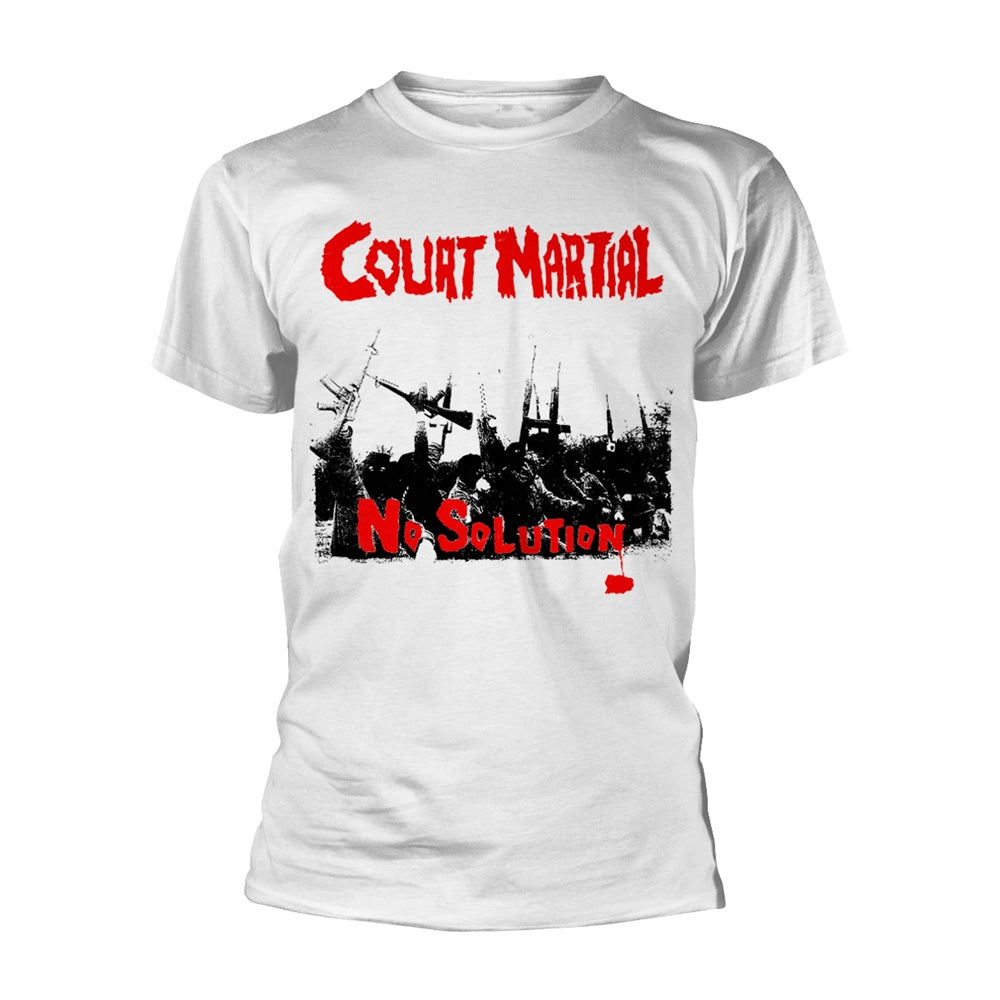 Court Martial - No Solution (White) - Punk - TS