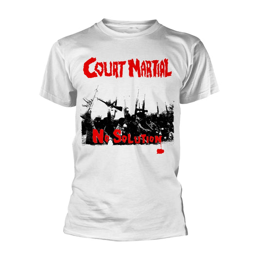 Court Martial - No Solution (White) - Punk - TS