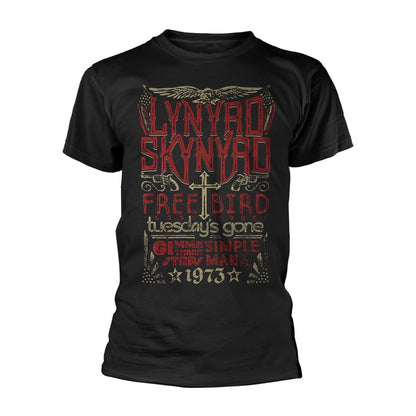 Lynyrd Skynyrd - Free Bird 1973 Hits - Rock T-Shirt X-Large