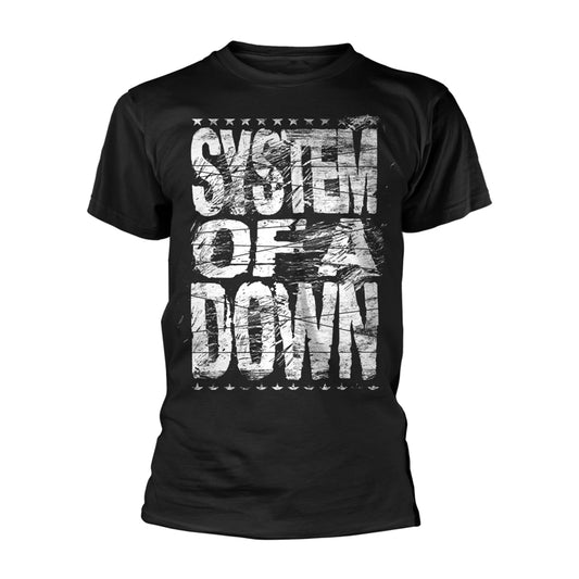 System Of A Down - Distressed Logo - Metal - TS