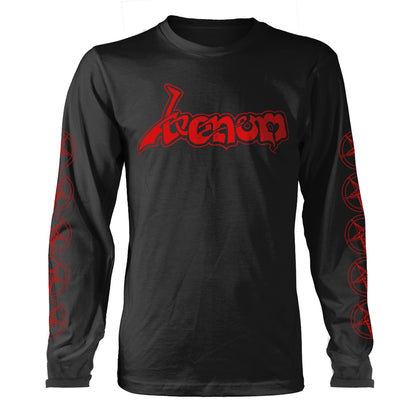 Venom - Logo (Red) - Metal - LS - Long Sleeve Shirt Large