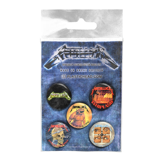 Metallica - The Singles Button Badge Set - Metal - BADGEP
