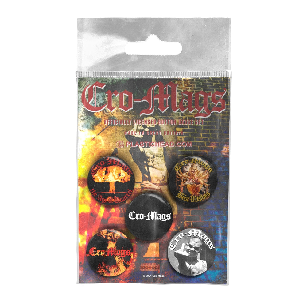 Cro-Mags - Cro-Mags Button Badge Set - Punk - BADGEP