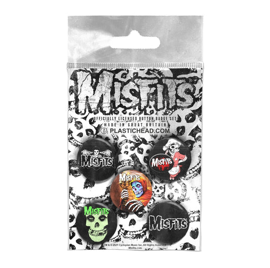 Misfits - Misfits Button Badge Set - Punk - BADGEP