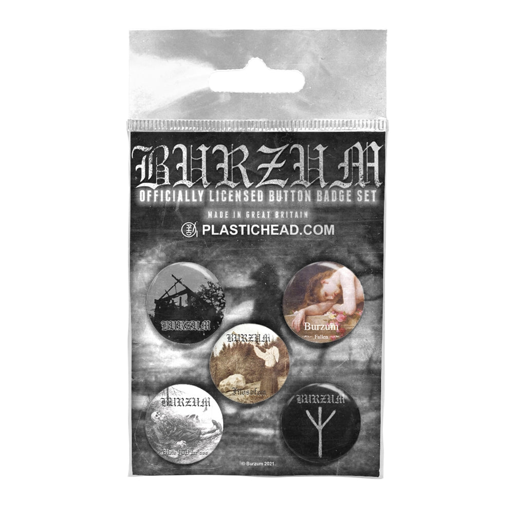 Burzum - Burzum Button Badge Set 1 - Black Metal - BADGEP