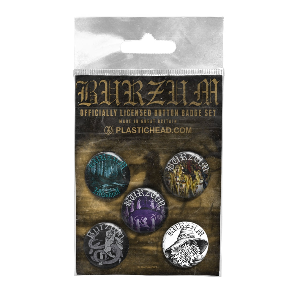 Burzum - Burzum Button Badge Set 3 - Black Metal - BADGEP