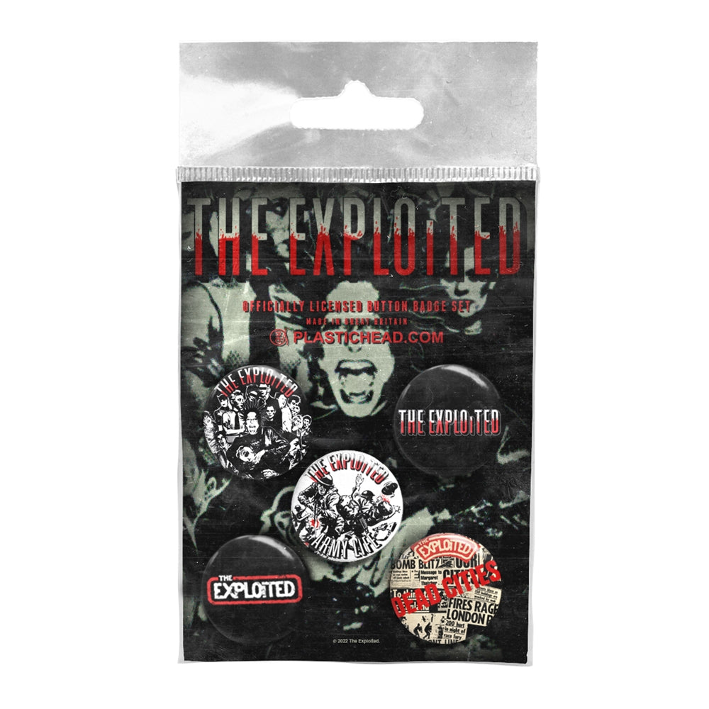Exploited, The - The Exploited Button Badge Set 1 - Punk - BADGEP