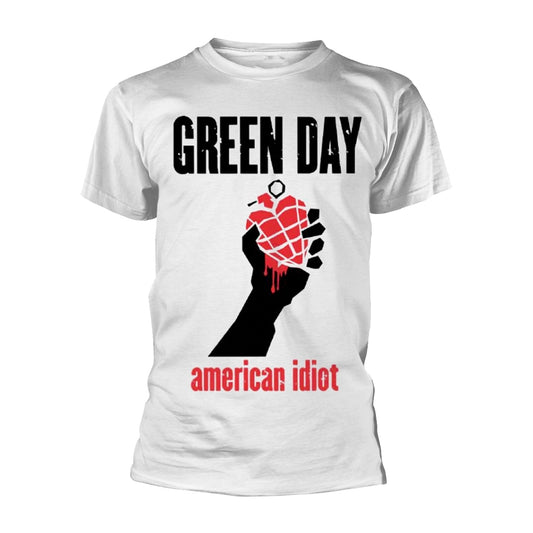 Green Day - American Idiot Heart (White) - Punk - TSFB