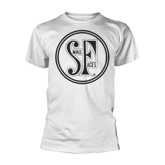 Small Faces - Logo (White/Black) - Rock - TS