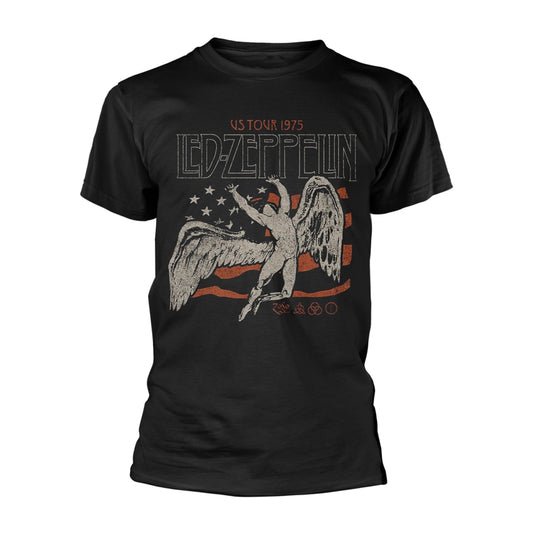 Led Zeppelin - Us 1975 Tour Flag - Rock - TS